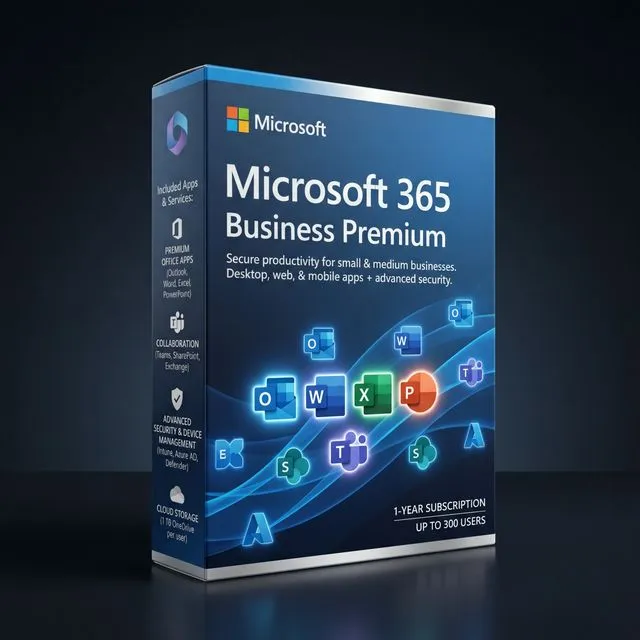 Microsoft 365 Business Premium Box Shot